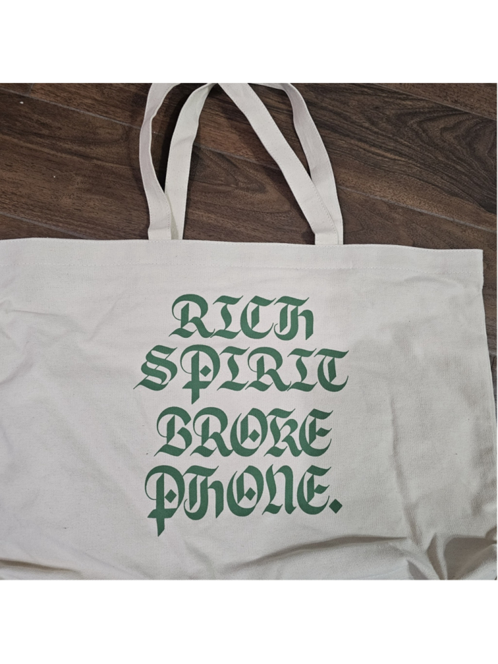 Kendrick Lamar The Big Steppers Tour Tote Bag One Size Beige Green - Picture 2 of 2